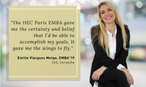 HEC Paris EMBA participant Emilie Viargues Metge